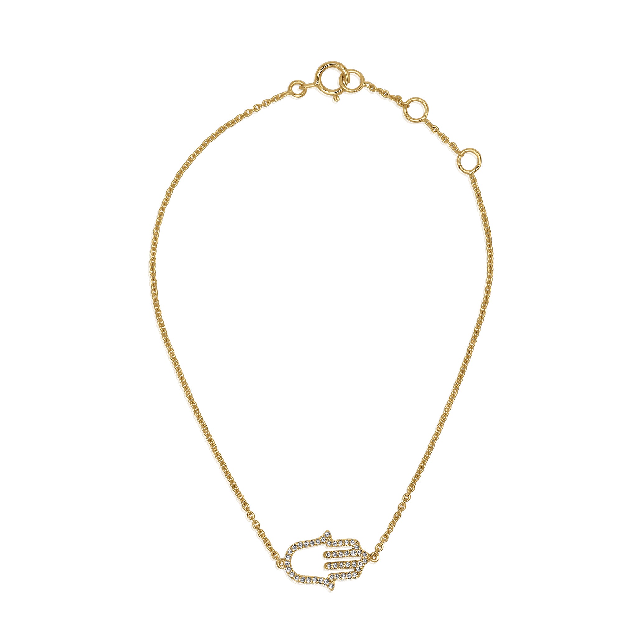 Armband Hamsa - Hand der Fatima (12MM)