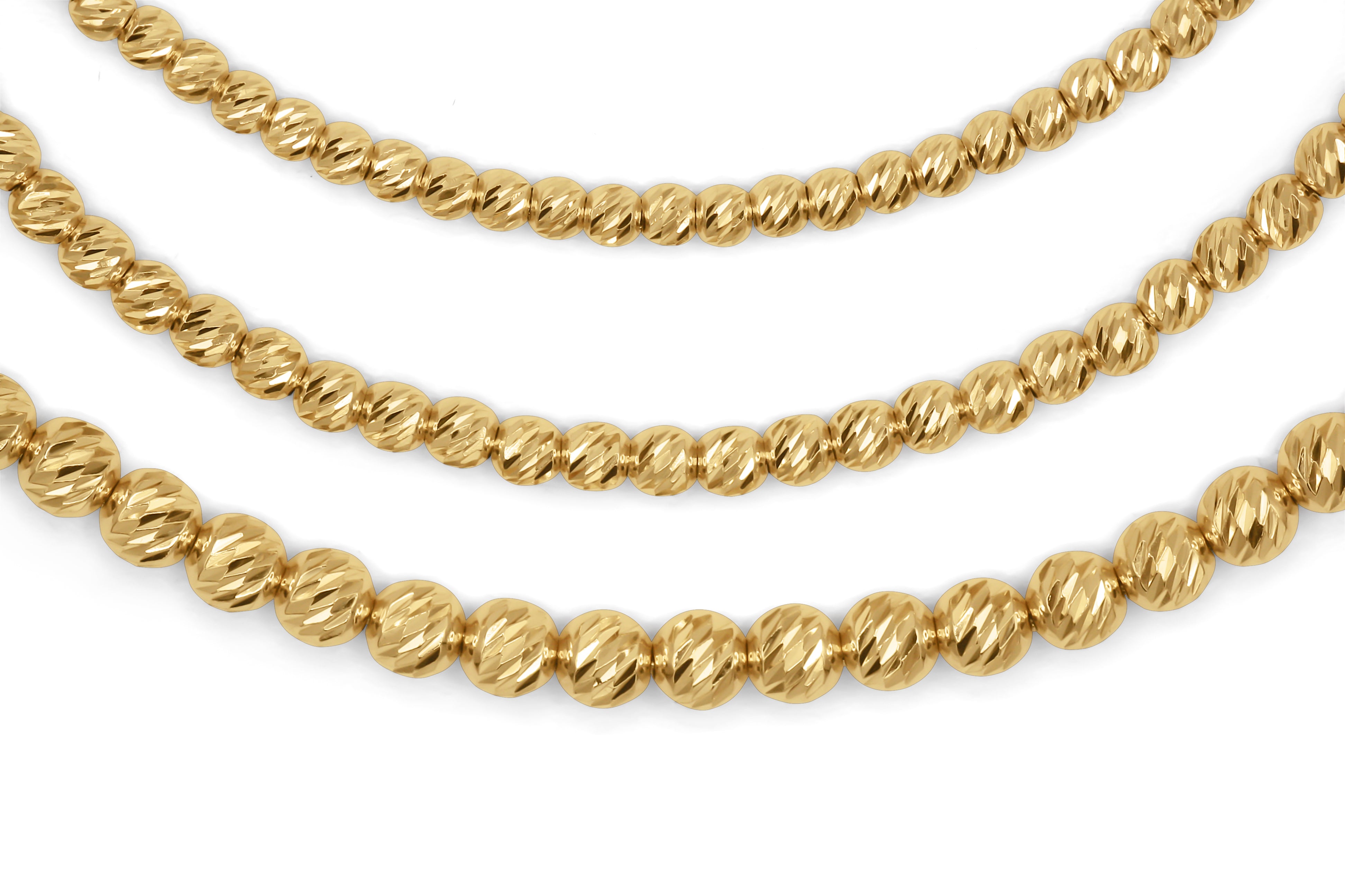 Diamantierte Kugelkette