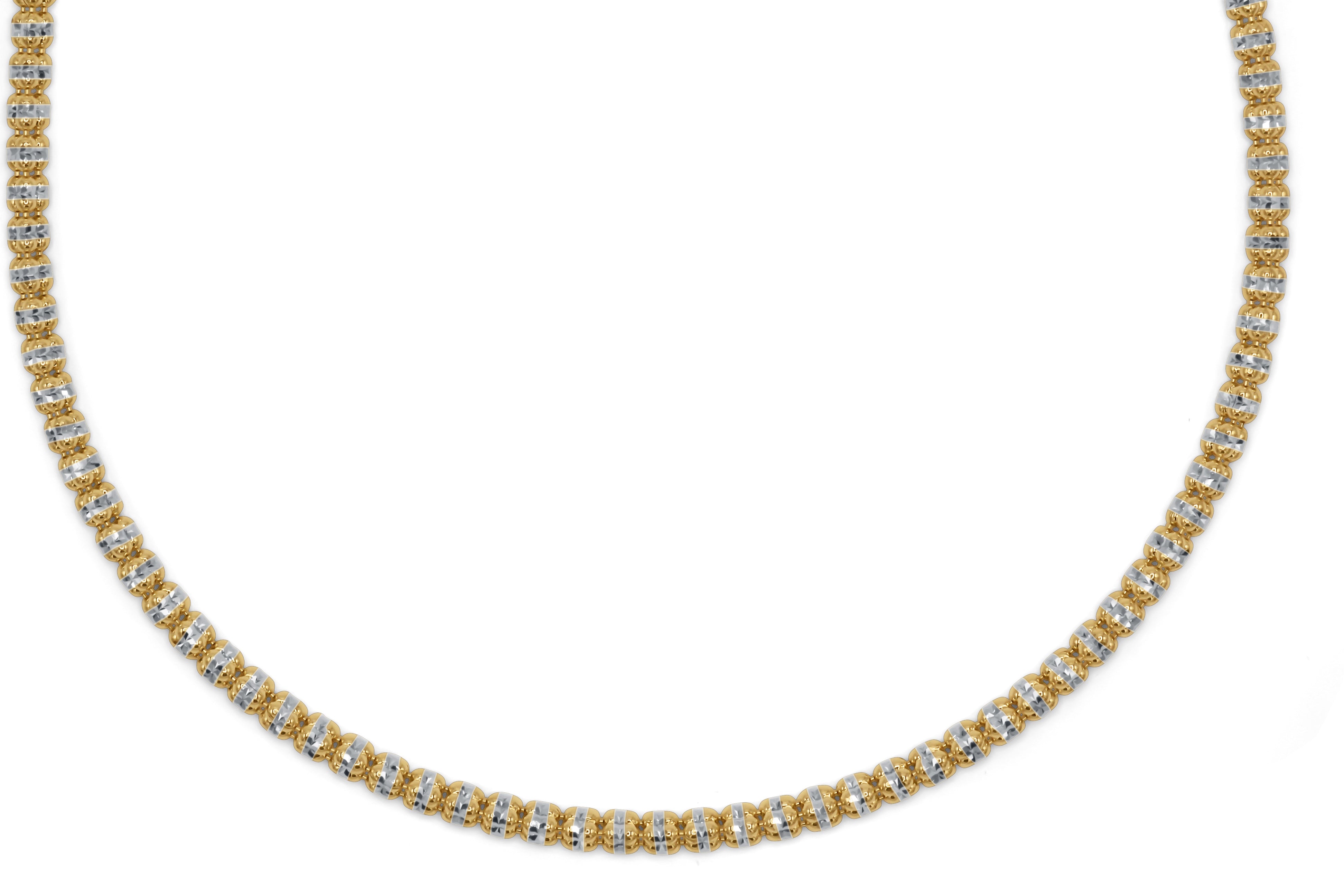 ICE Kette - Gelb / Weiss