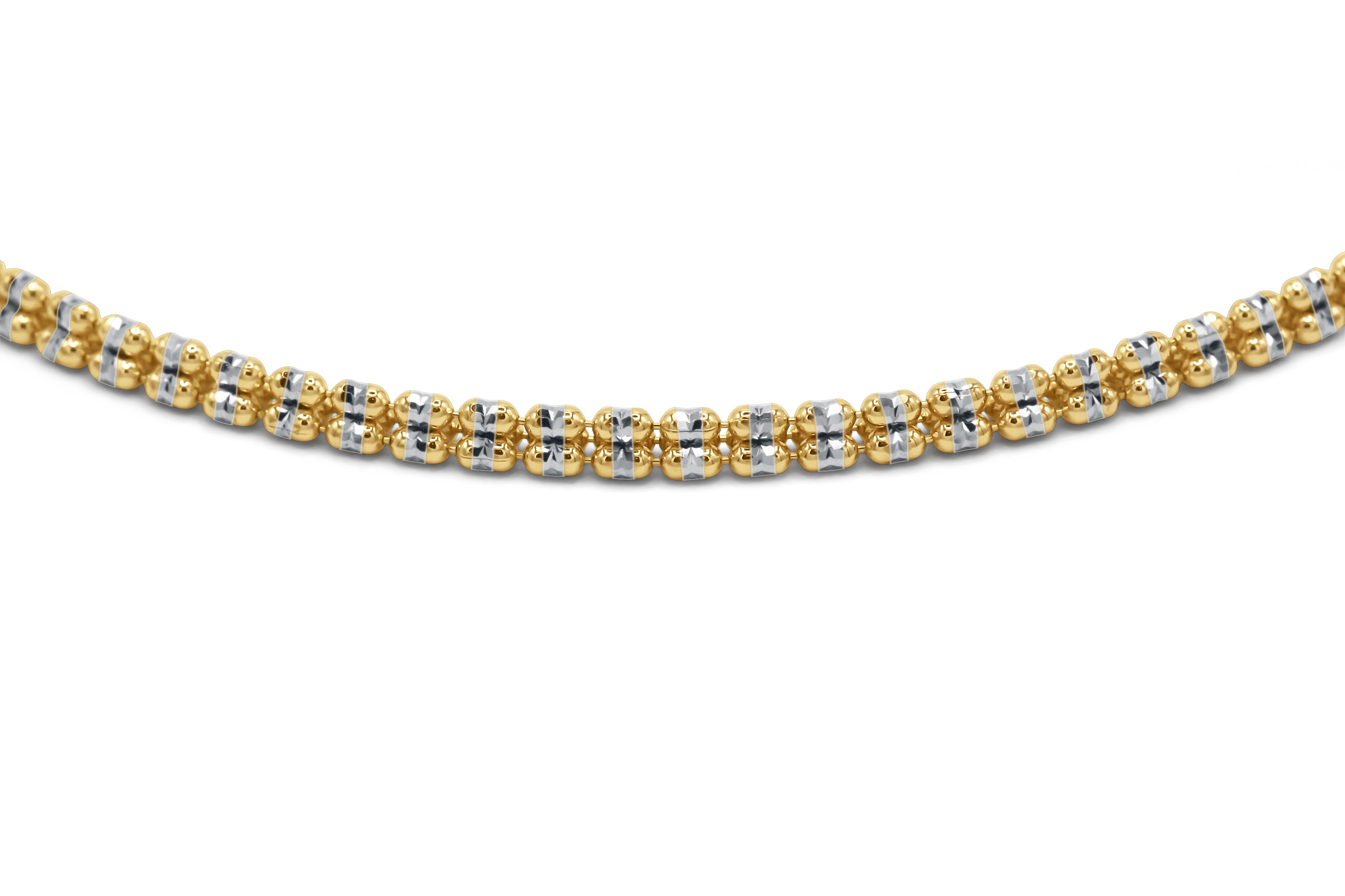 ICE Kette - Gelb / Weiss