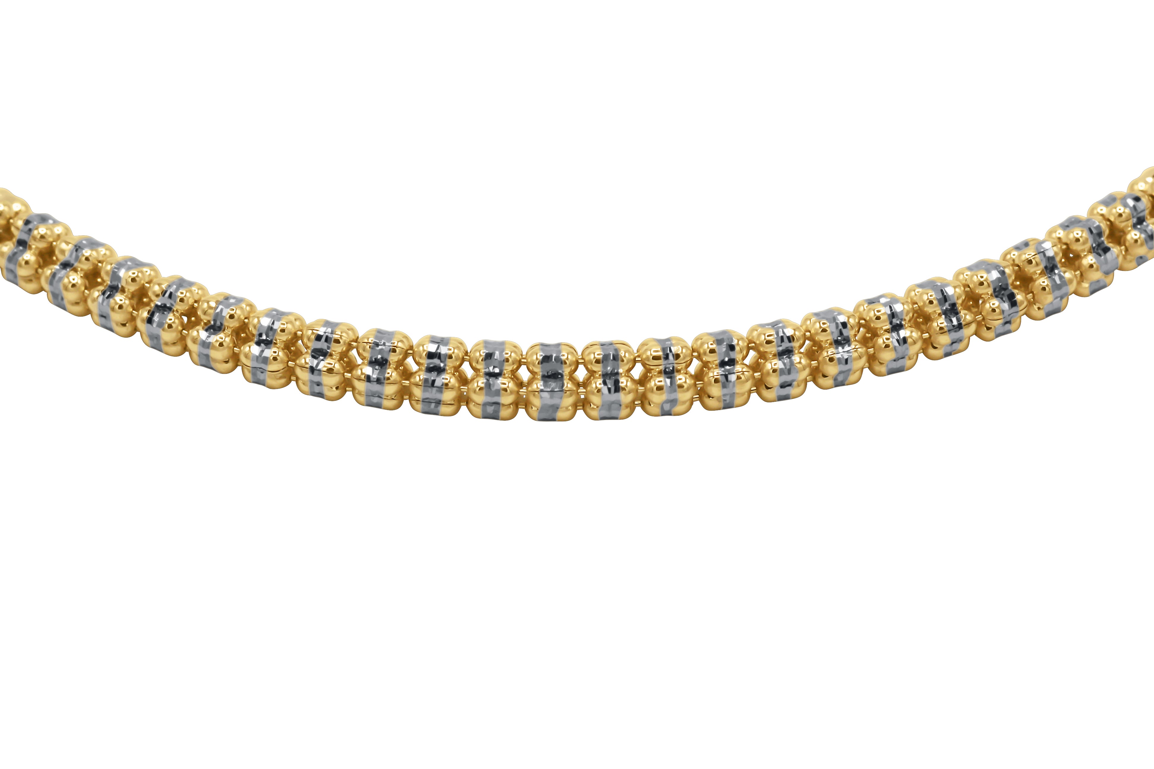 ICE Kette - Gelb / Weiss